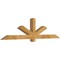 Ekena Millwork Kennewick Rough Sawn Timber Gable Bracket, Western Red Cedar, 84"W x 21"H x 4"D x 4"F, 6/12 Pitch GBW084X21X0404KEN00RWR - alternate 3